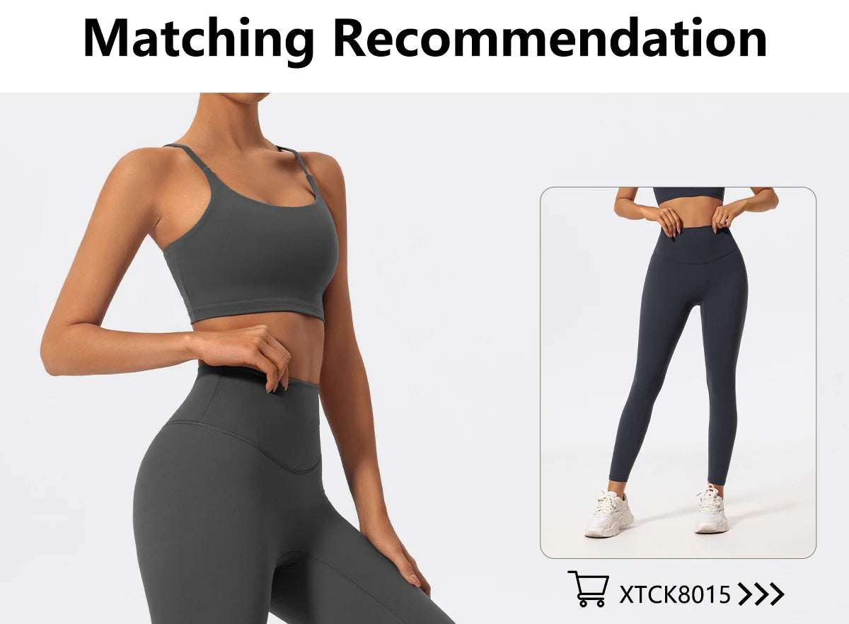 Ctenkevet Women's Push-Up Gym Workout Yoga Bra Female Backless Shockproof Fitness Crop Top Sports Underwear Woman