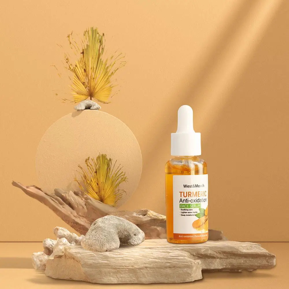 Turmeric Face Whitening Dark Spot Corrector Anti-oxidation Serum Turmeric Dark Spot Corrector Serum Facial Brighten Turmeric Oil