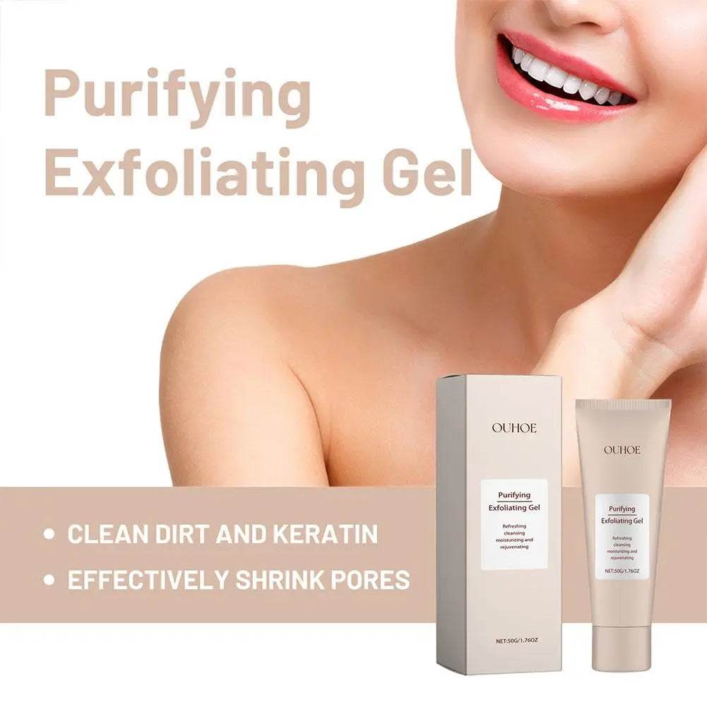 OUHOE Purifying Exfoliating Gel - Pore Refining Face Scrub 50g
