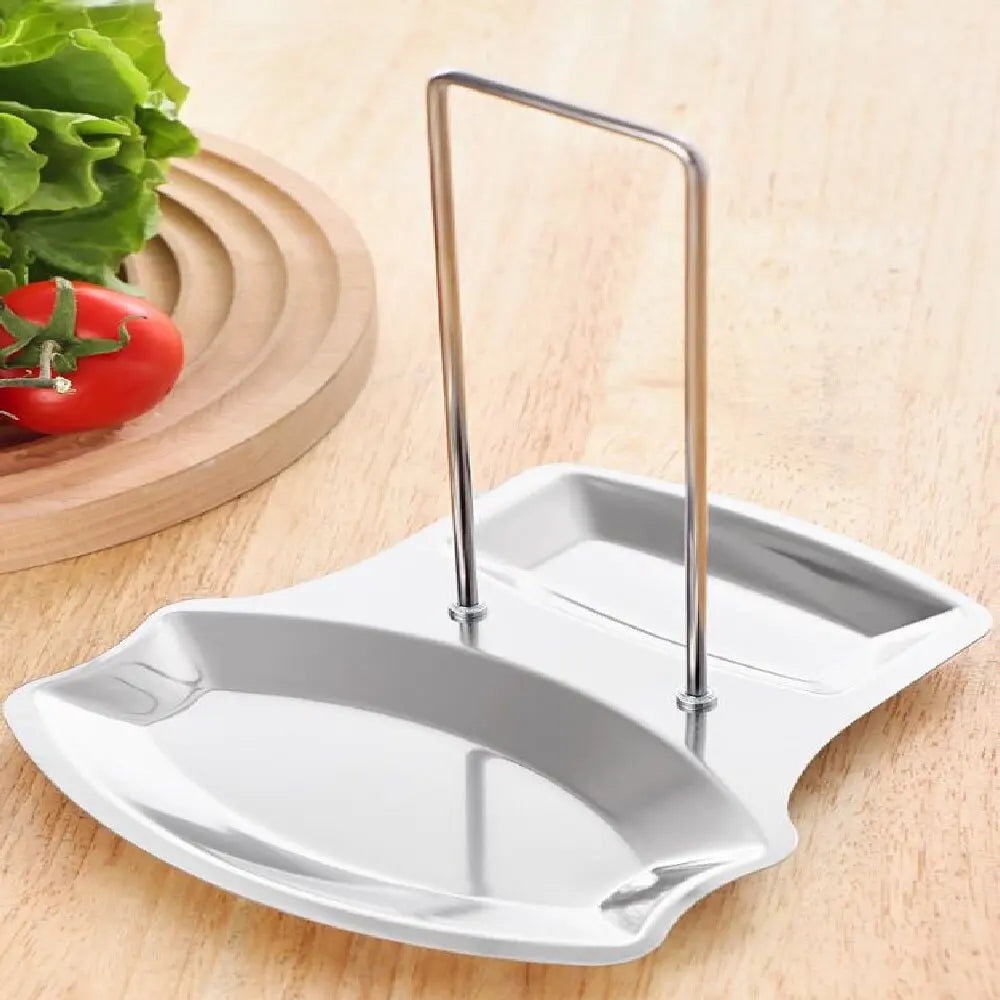 Soporte de Tapa de Olla de Acero Inoxidable Estante de Almacenamiento de Cocina para Utensilios y Platos Organizador Multifuncional para el Hogar