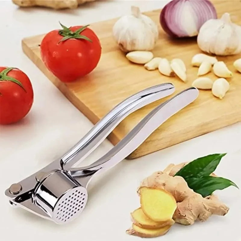 Molino de ajos de aleación de aluminio para cocina, extrusor, prensa manual, herramientas para moler, pequeños utensilios de cocina