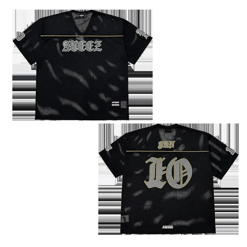 Ateez 2025 World Tour In Your Fantasy Graphic Tee Jersey Official Tour Merch For Fans