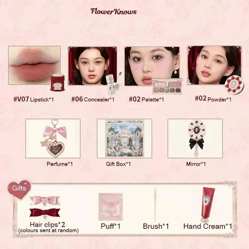 Flower Knows Shells Makeup Set - 11-Piece Cosmetic Collection