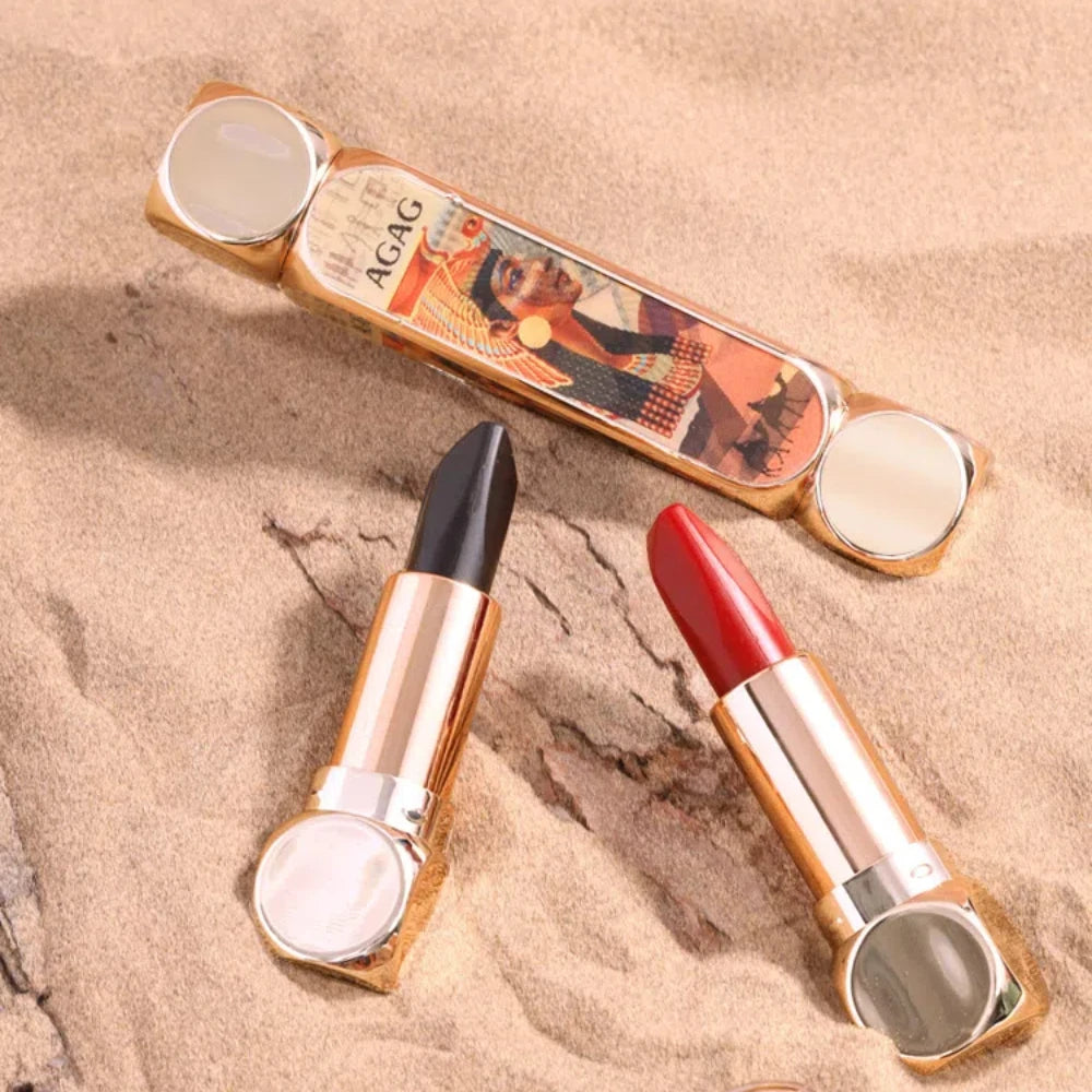 AGAG Magic 6 Colors Lipstick Double Tube Mist Waterproof Non-stick Cup Moisturizing Easy To Use Long-lasting Cosmetics Makeup