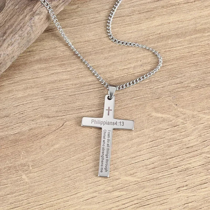 Christian Jesus Portrait Iced Out Necklace Pendant For Men And Women Cross Catholic Amulet Jewelry