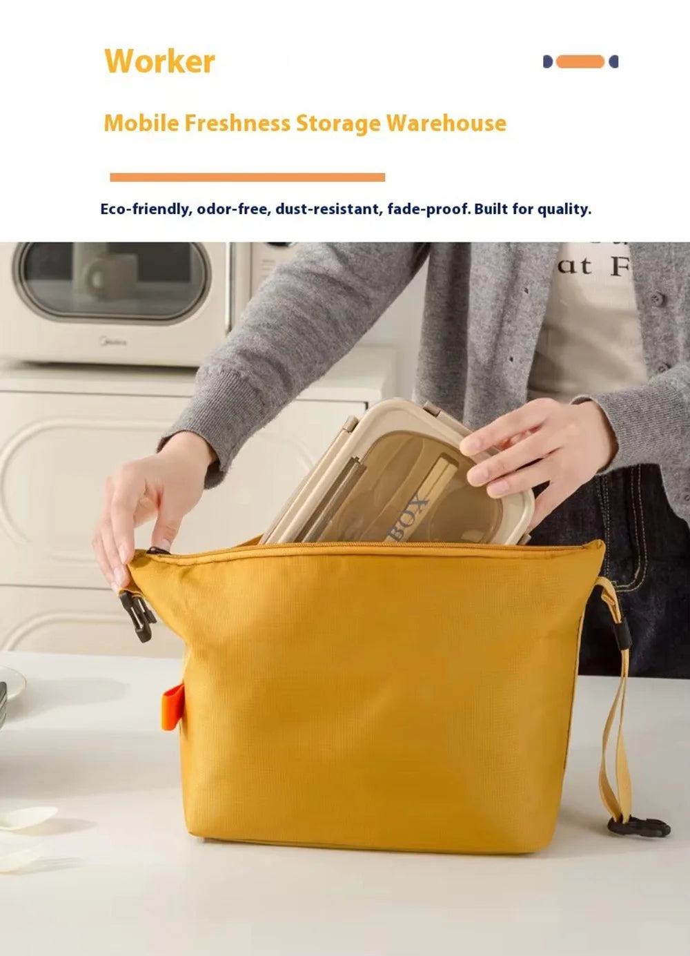 Fiambrera minimalista japonesa, bolsa Bento isotérmica de papel de aluminio grueso para el trabajo, la escuela, picnic, paquete para exteriores