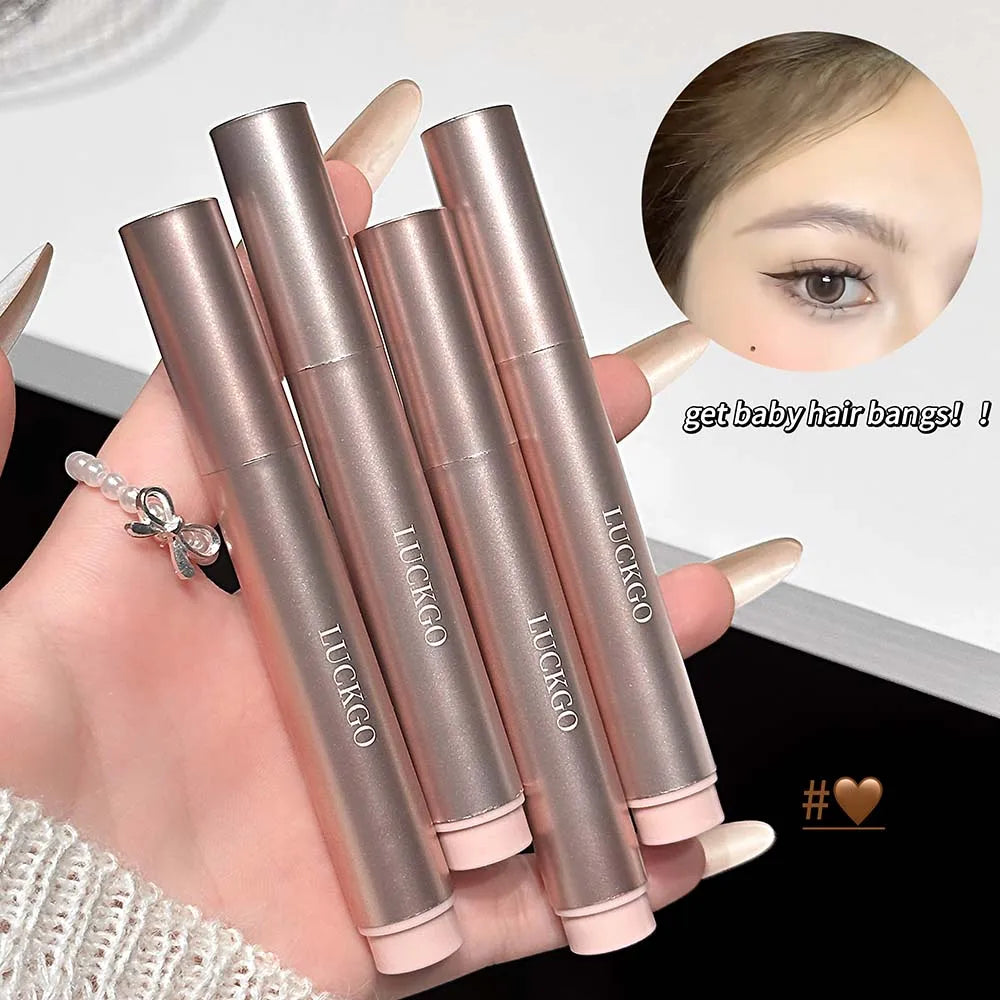 Natural Hair-Like Stroke Liquid Eyebrow & Hairline Pen Multi Forks Outline Wild Eyebrow Easy To Wear Waterproof Makeup Pen