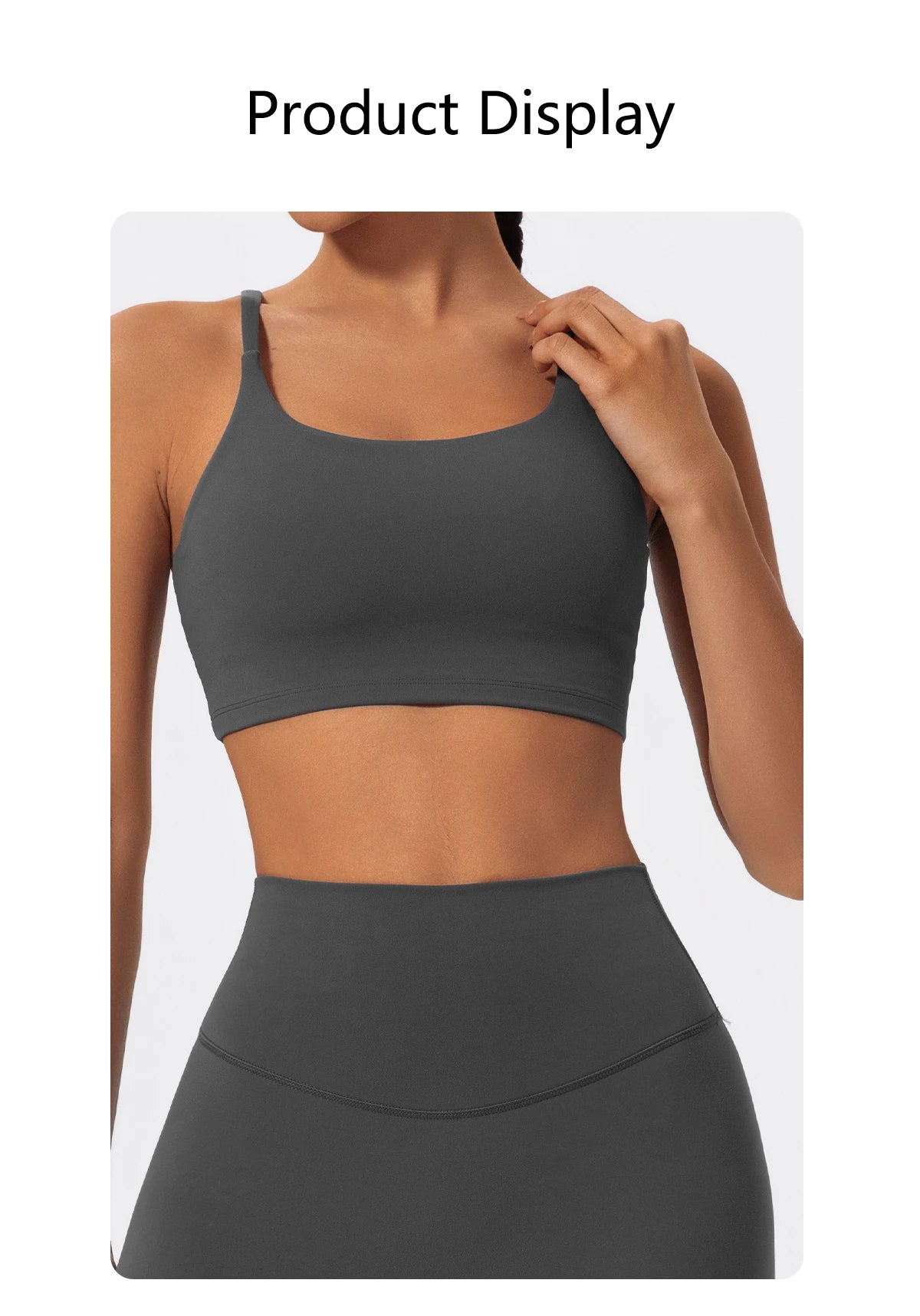 Ctenkevet Women's Push-Up Gym Workout Yoga Bra Female Backless Shockproof Fitness Crop Top Sports Underwear Woman