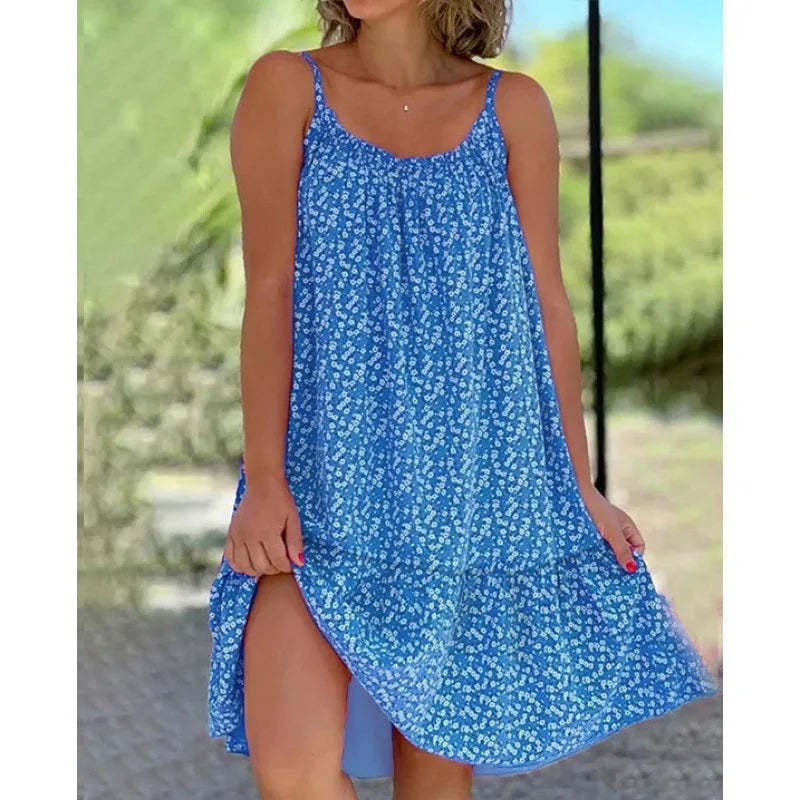 Large Size Floral Print Maxi Dress Elegant Off-Shoulder Gown Floor-Length A-Line Silhouette Polyester Fabric Summer 2026