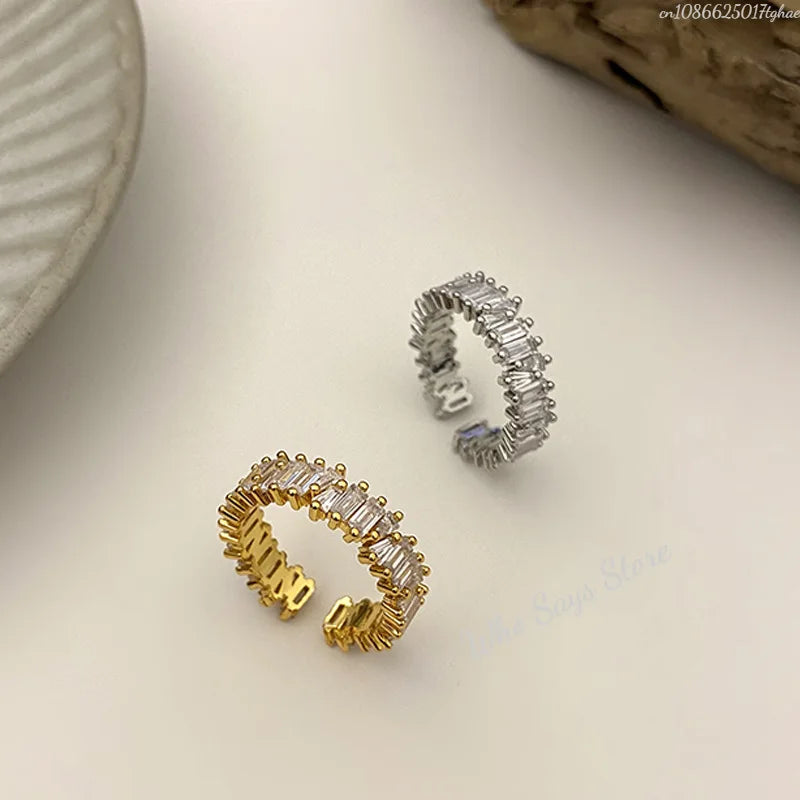 Sparkling Zircon Ring for Women