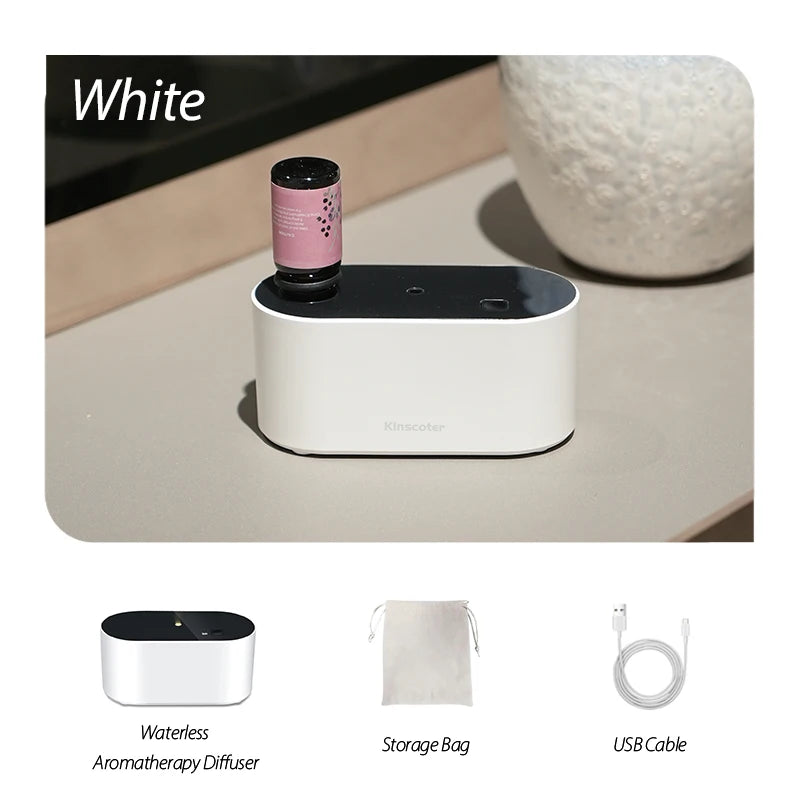 Electric Aromatherapy Diffuser Waterless Portable Kinscoter Compact Travel Diffuser For Essential Oils Travelers