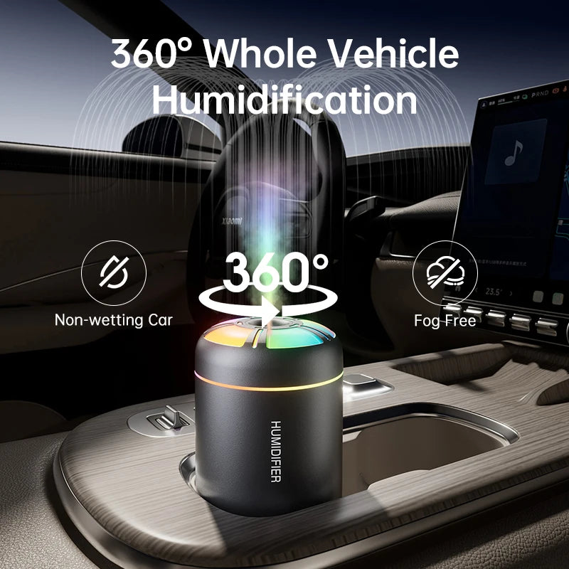Aroma Diffuser Air Humidifier - 180ML Essential Oil Diffuser LED