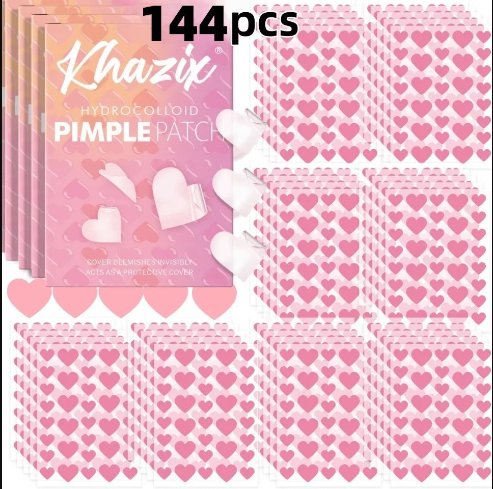 Multi-Color Star Acne Patches - 1260 Count Ultra-Thin Pimple Set