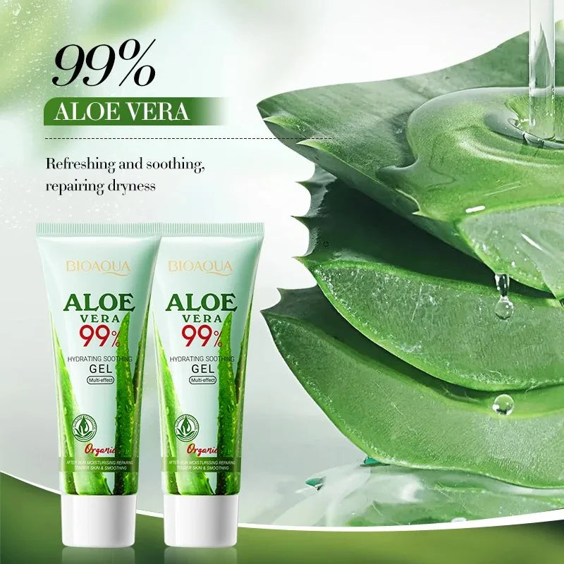 Aloe Vera Moisturizing Gel for Face and Body - Hydrating Cream