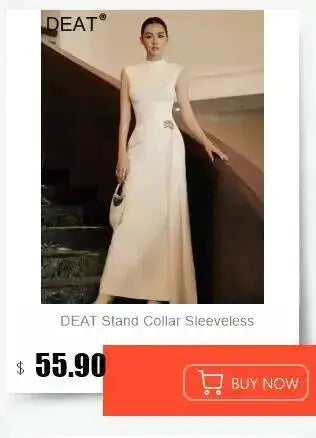 DEAT Women Spaghetti Strap Tiered Ruffle Maxi Dress Asymmetrical Hem Loose Fit Lightweight Chiffon Casual Breathable 2026 New