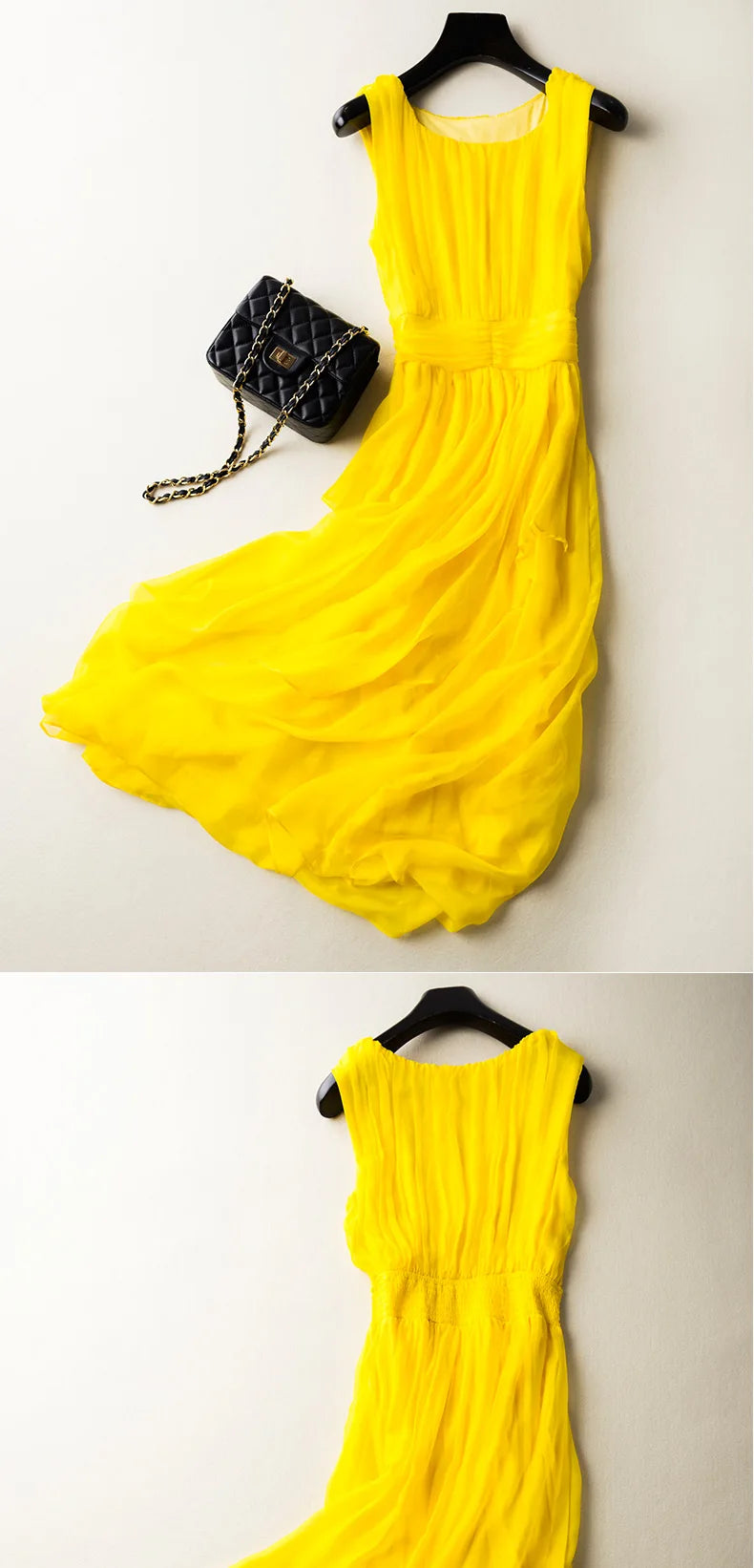 100% Mulberry Silk Dress Slim Silk Dress 2024 Summer Women's Clothing Super Fairy Beach Dresses Long Elegant Dresses For Women