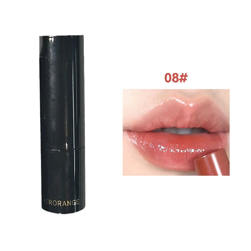 Red Brown Moisturizing Mirror Lipstick - Waterproof Long-Lasting