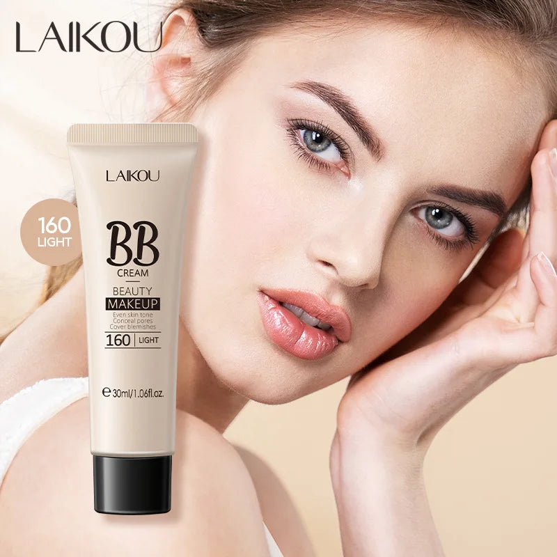 Laikou Bb Cream Face Base Liquid Foundation Makeup Waterproof Long Lasting Facial Concealer Whitening Cream Korean Make Up