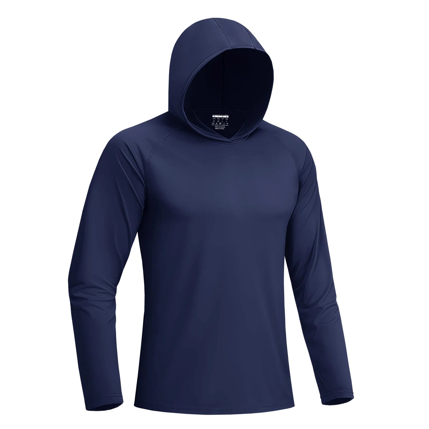 Tacvasen Sun Protection Shirts Mens Long Sleeve Hoodie Casual Uv-Proof T-Shirts Breathable Lightweight Quick Dry T Shirts Swim