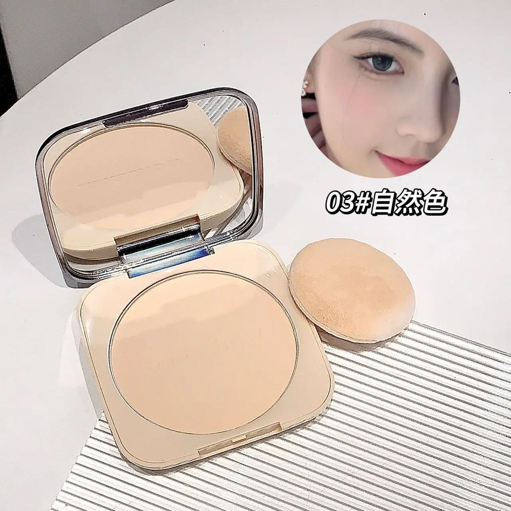 kakashow Setting Powder Oil Control Makeup Setting Brightening Skin Tone Setting Powder With Mirror Compact Portable Makeup