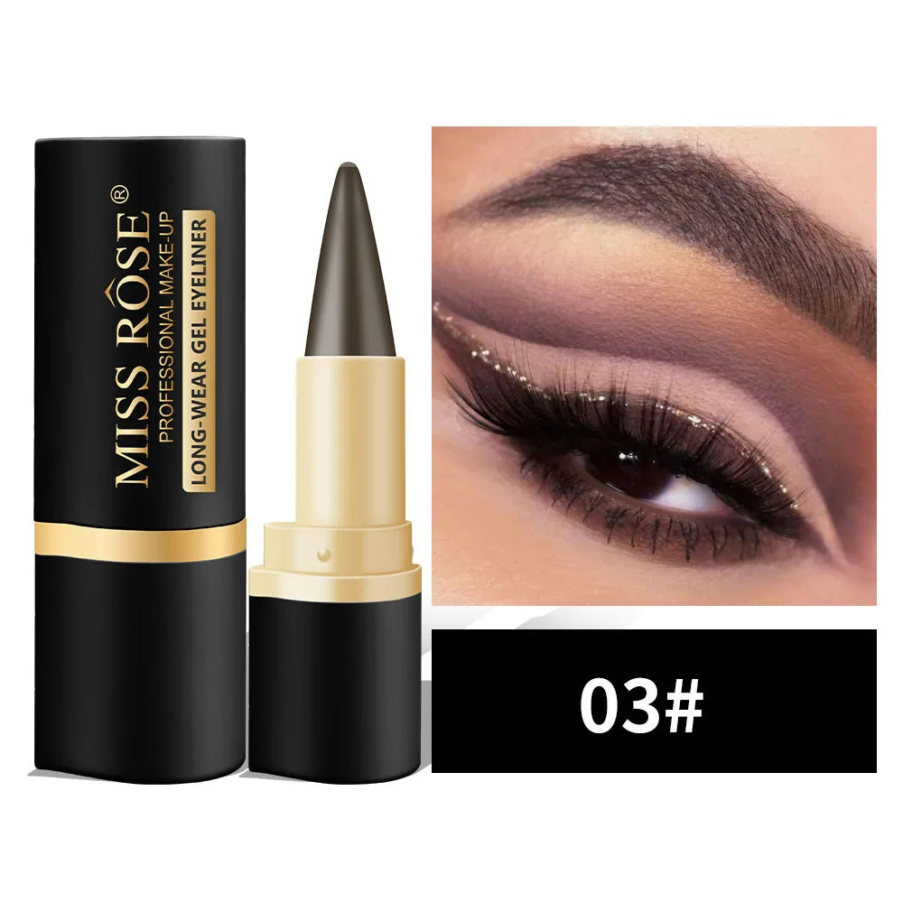 Abay Eye Shadow and Eyeliner Pencil - Waterproof Natural Black 2.5g