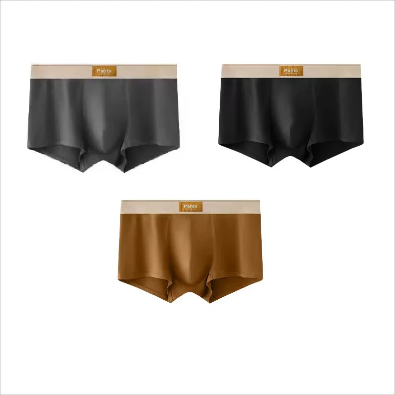 4 Pack Cotton Boxers For Men Breathable Comfort Sports Underwear Large Size L XL Pack