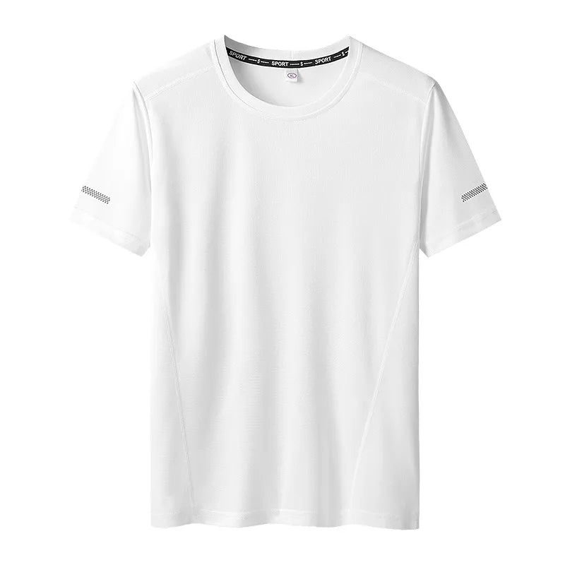 T-Shirt Big Size 9Xl For Men Quick Drying T-Shirt For Men Round Neck Plus Size Short Sleeve Oversized T Shirt