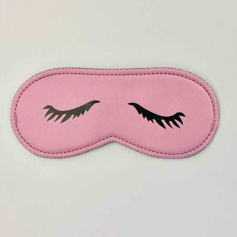 Cartoon Pattern Sleeping Eye Mask - Comfortable Light Blocking Blindfold