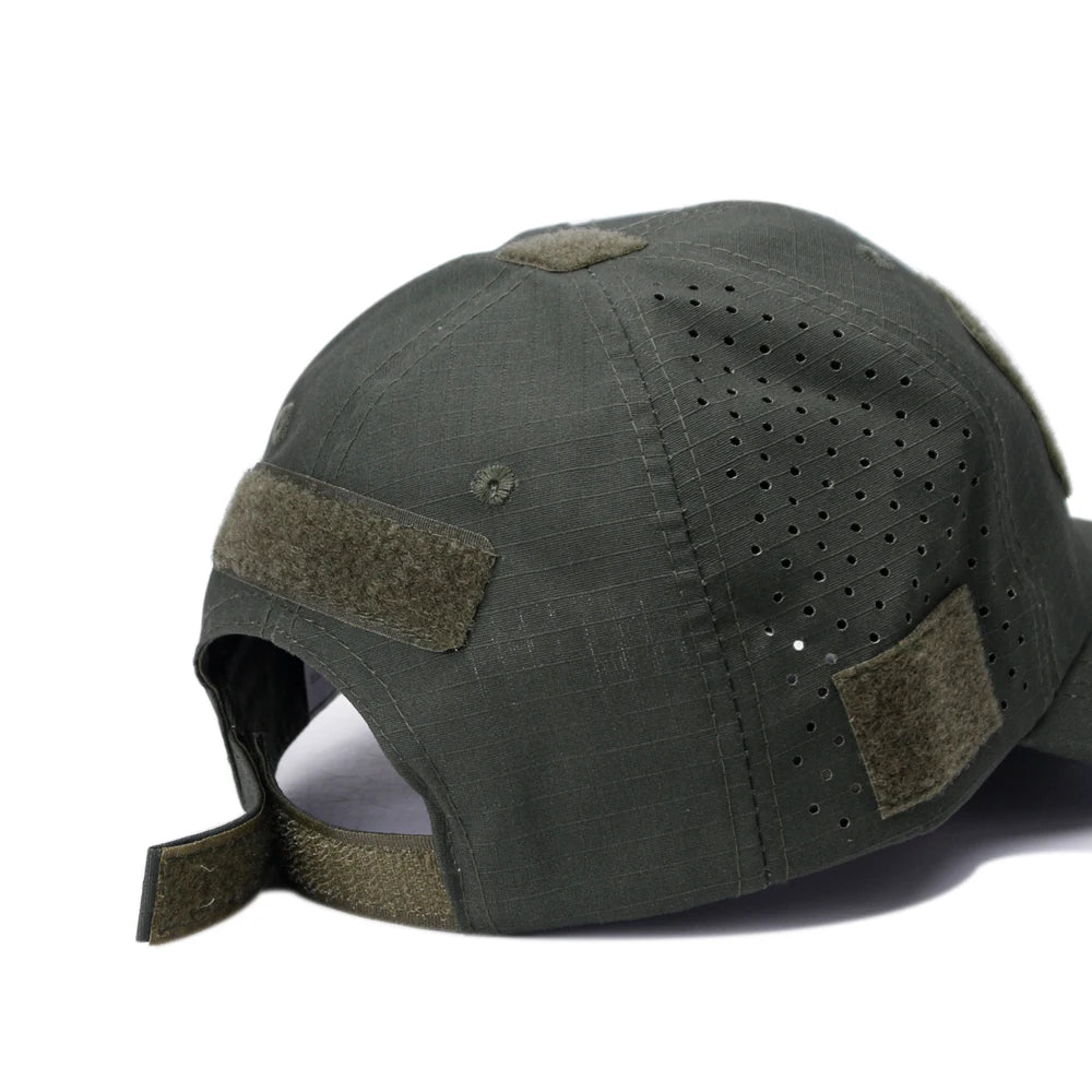 1/2Pcs New Men Camouflage Baseball Cap Breathable Sunscreen Hat Outdoor Sports Hunting Hiking Camping Beach Fishing Sun Hat