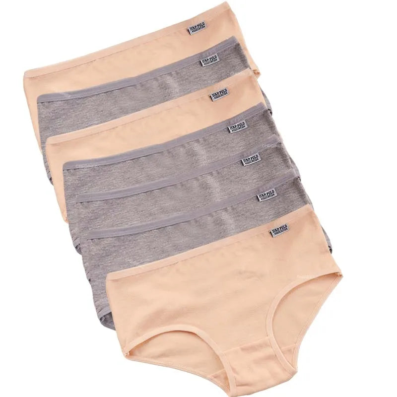 Plus Size Cotton Panties For Women Set Of 7 Comfortable Breathable Briefs M To 4XL