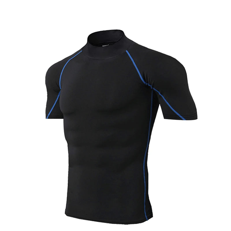 Compression T Shirt Men Quick Dry Short Sleeve Performance Tee For Fitness Enthusiasts