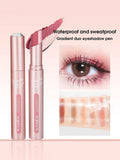 Gradient Two-Color Eye Shadow Pen Waterproof, Sweat Proof, Not Easy To Smudge, Pearlescent, Fine Shiny, Lazy Eye Shadow S