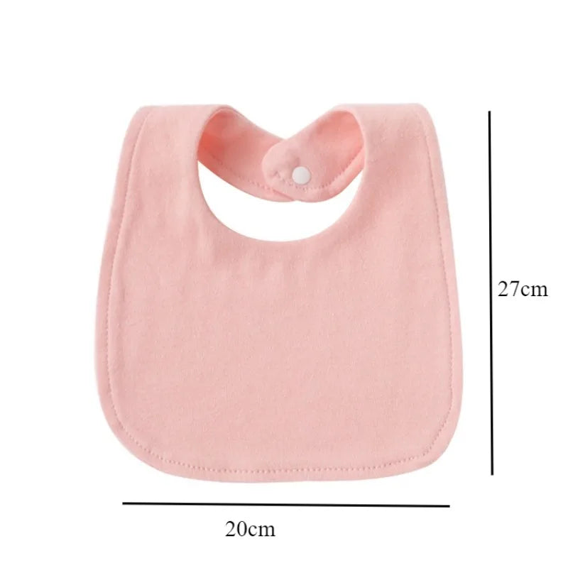 4Pcs Baby Bibs Burp Clothes Cartoon Newborn Saliva Towels for Girls Boys Cotton Kids Apron Infant Accessories Toddler Bibs Set