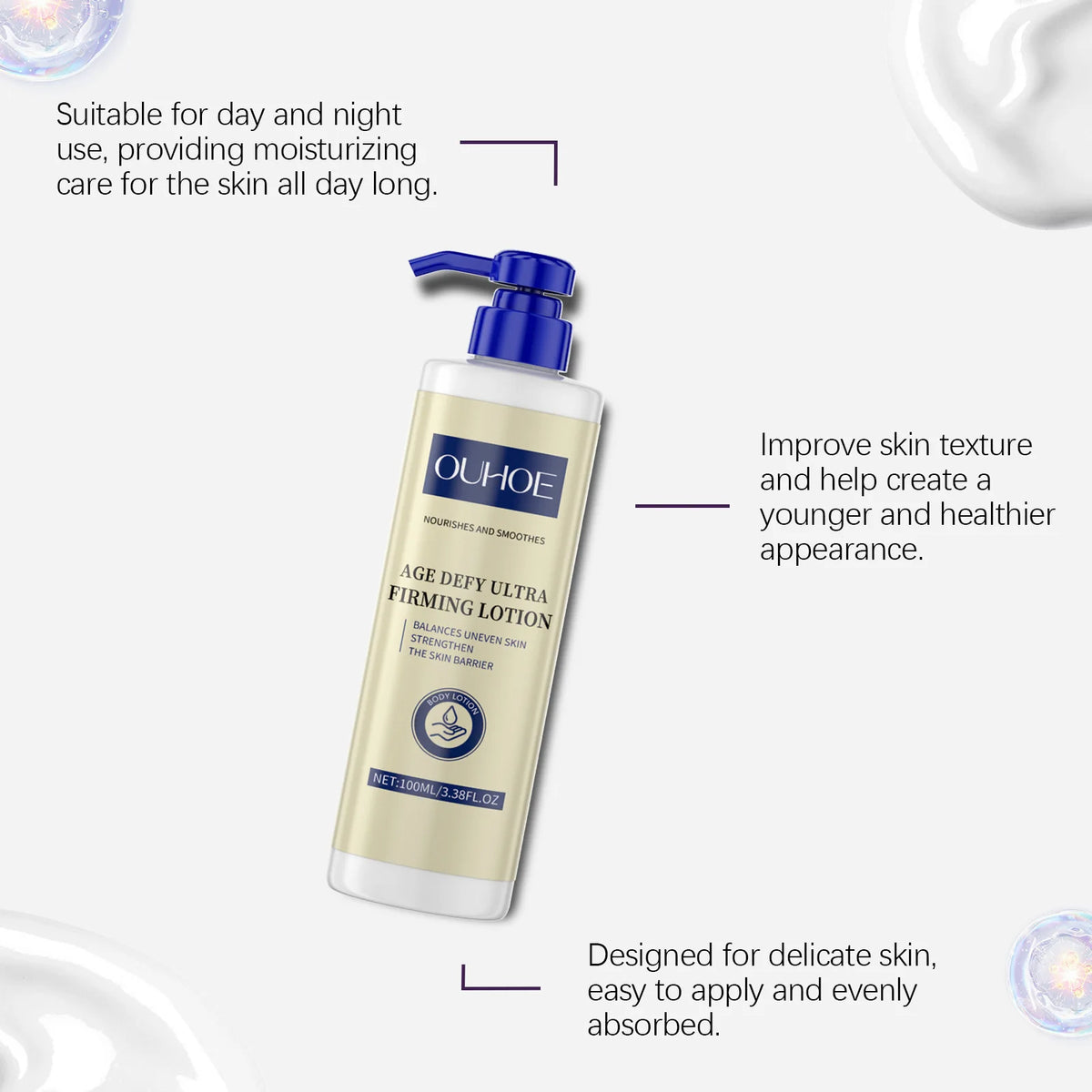 OUHOE Anti-Aging Firming Body Lotion - Moisturizing Cream 100ml
