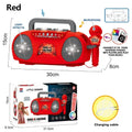 Music Instrument Microphone Karaoke Machine with Light Indoor Outdoor Travel Educational Toy Gifts for Kids Girls Children Toy