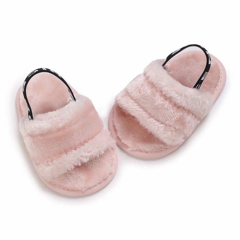 2025 New 0-18M Summer Newborn Baby Girls Boys Sandals Shoes Butterfly Flat With Heel Soft Bottom Anti Slip Shoes