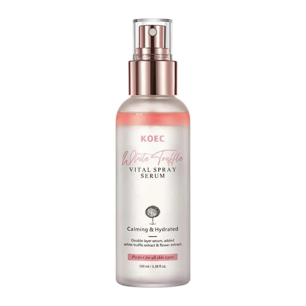 KOEC White Truffle First Spray Serum, Moisturizing Glowing Facial Setting Spray, Hydrating Nourishing Skin Care Mist 100ml