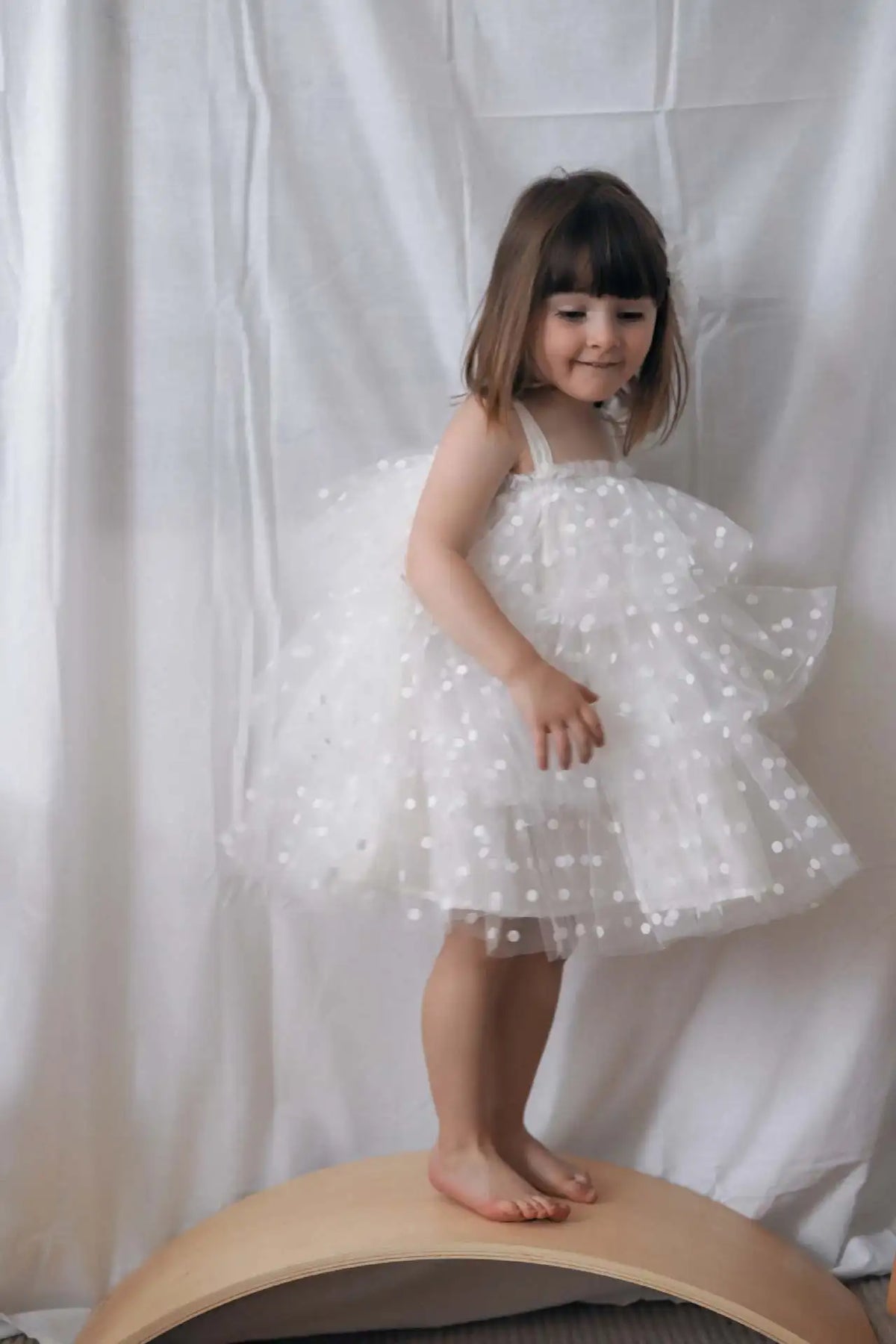 Baby Girl Princess Layered Tutu Dress Infant Toddler Child Sleeveless Suspender Dot Tulle Dresses for Casual Summer Baby Clothes