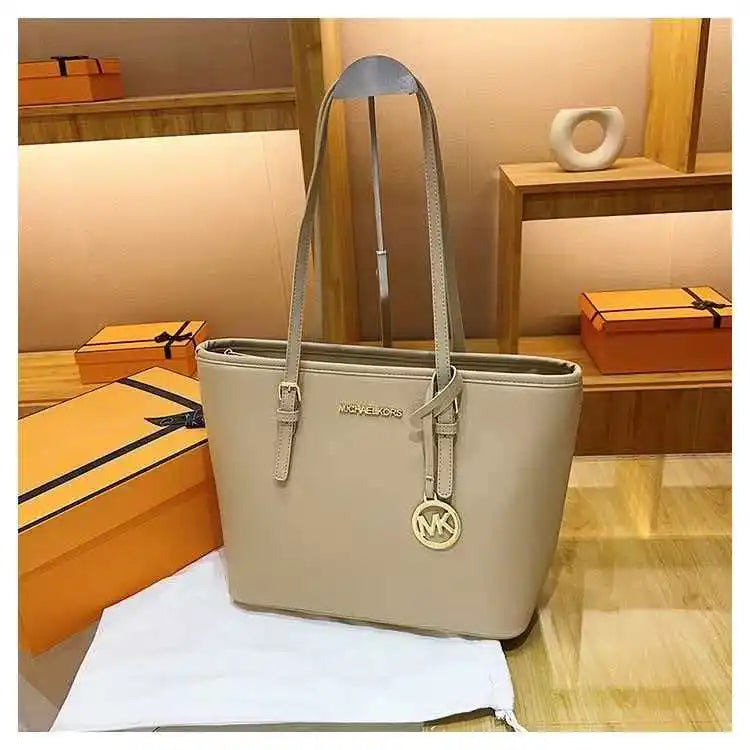MICHAEL KORS MK Jet Set Travel Fashion Business Lady Extra Small Basket Tote Crossbody Bag