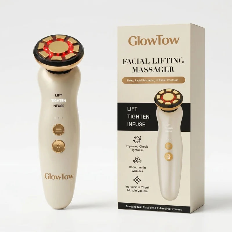 3-in-1 Facial Lifting Massager - Red Light & EMS Skin Tightening Tool