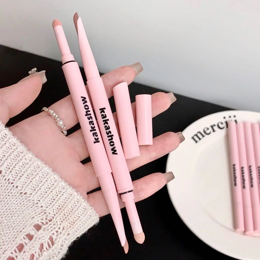 Meniscus Double-end Lying Silkworm Eyeliner Pencil Diamond Glitter Matte Eyeshadow Pen Brightening Cream Shadow Highligh Makeup