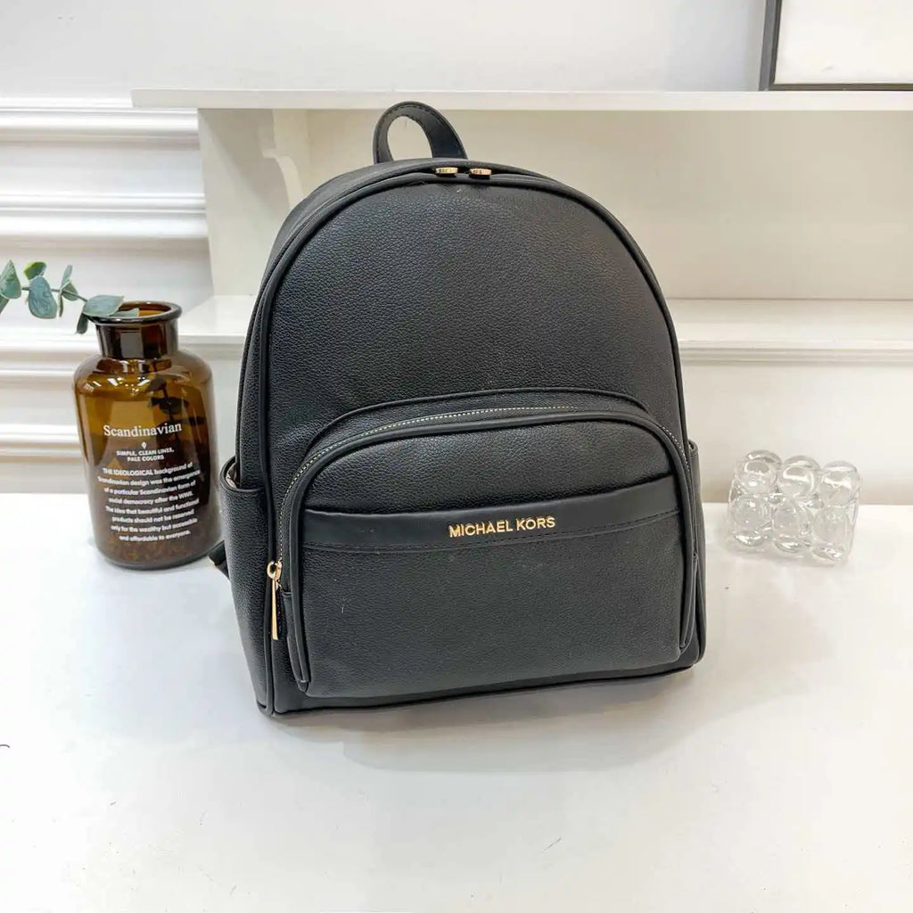 MK/Michael Kors 2026 New Light Luxury Niche Fashion Versatile Large Capacity Commuter Backpack with Print