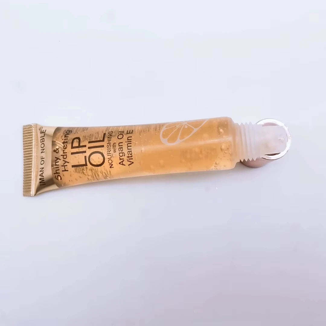 6Pcs Fruit Flavor Lip Oil Set - Moisturizing Plumping Lip Gloss