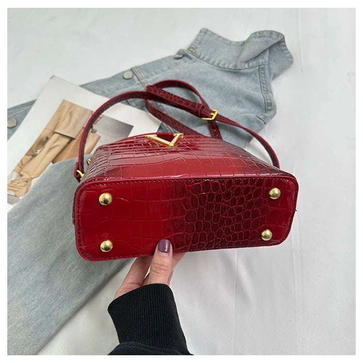 Mom' Bag Luxury Brand Ladies Messenger Bag In Leather - Famous Designer Elegant Tote Bag Popular Classic Design