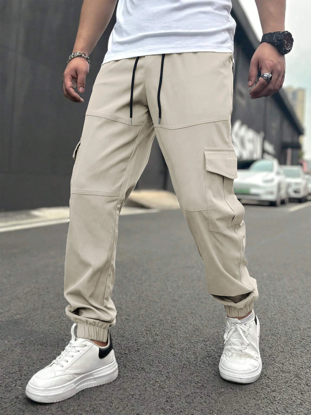 American Trendy Workwear Pants Casual Multi-Pocket Men's Harlan Loose Casual Trousers Comfortable Street Style Cargo Trousers