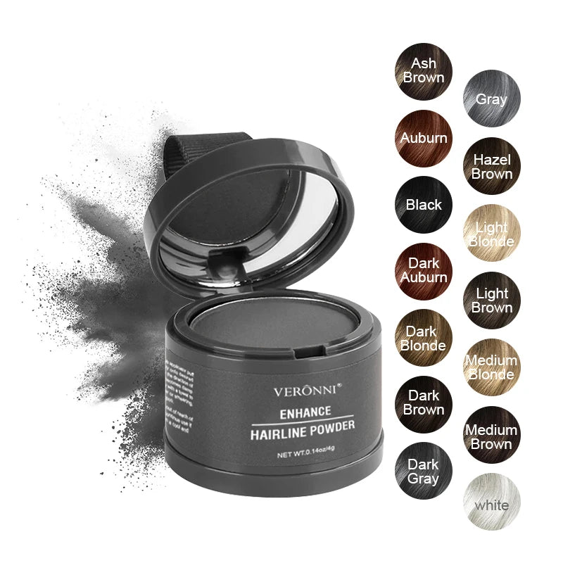 Hairline Shadow Powder,Instantly Conceal Hairline And Hair Root, Waterproof Hairline Powder Filler,Hair Root Cover,Scalp Powder