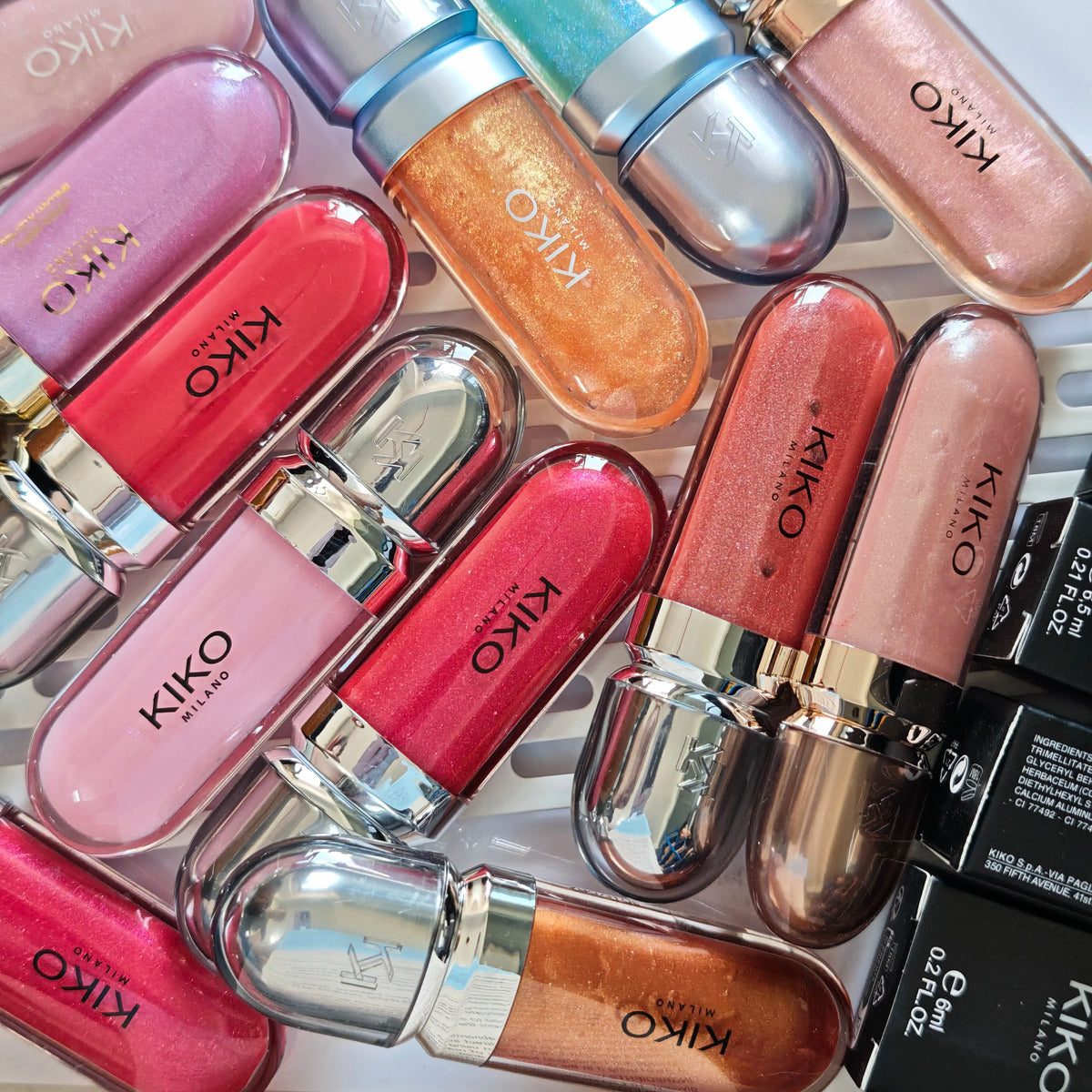 KIKO Mirror Gloss Lip Glaze - Long-Lasting Shimmer Moisturizing