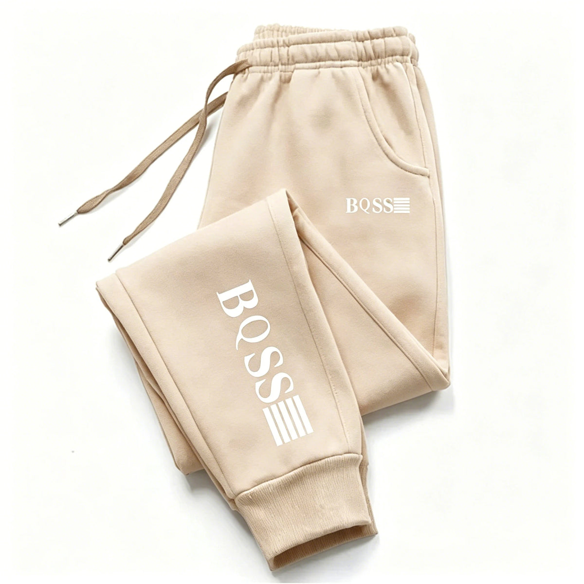 Men's Fleece Sweatpants Elastic Waist Casual Joggers - S-3XL