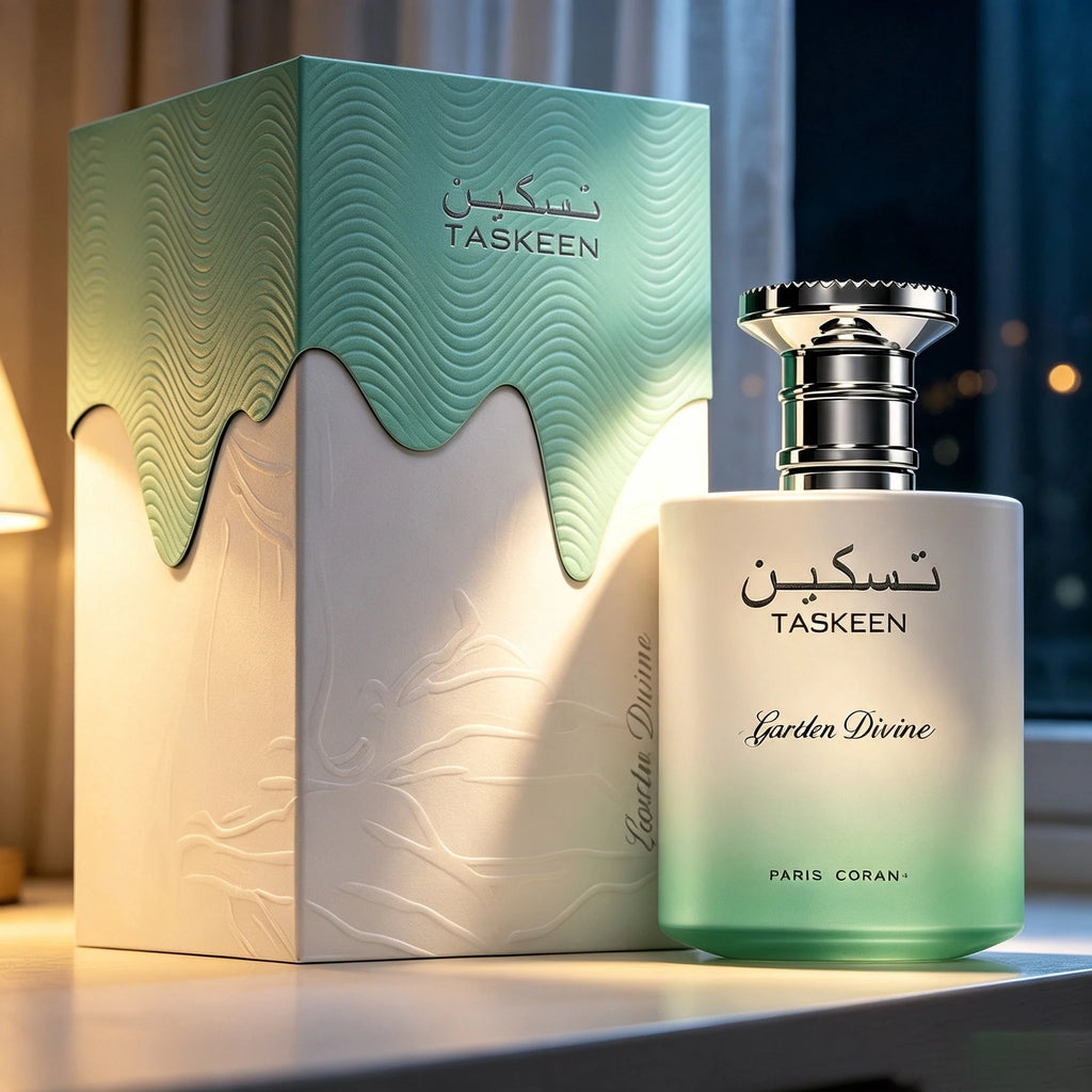 Paris Corner TASKEEN Garten Divine Mint Gradual Change perfume Middle East Luxury Wood Fragrance Lasting EDP Men's Gift Box perfume 100ml