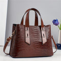 Fashion Colorful Alligator Women Handbag Designer Retro Crocodile Pattern Tote Bags Luxury Pu Leather Shoulder Crossbody Bags